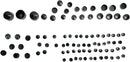 Bolt Cover Standard Kit Black For Harley Davidson FLST 1450 2006