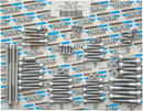 Socket-Head Motor Bolt Kit Knurled Chrome For Harley Davidson FLD 1690 2012-2013