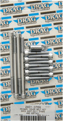 Socket-Head Primary Cover Bolt Kit Knurled Chrome For Harley Davidson FLD 1690 2012-2013