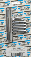 Socket-Head Primary Cover Bolt Kit Smooth Chrome For Harley Davidson FLHR 1584 2007-2008
