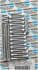 Socket-Head Side Cover Bolt Kit Knurled Chrome For Harley Davidson FLD 1690 2012-2013
