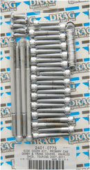 Socket-Head Side Cover Bolt Kit Knurled Chrome For Harley Davidson FLHR 1584 2007-2008