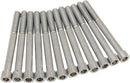 Bolt Kit M8 Crankcase Smooth Socket Head Chrome