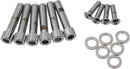 Bolt Kit M8 Handlebar Control Smooth Socket Head Chrome