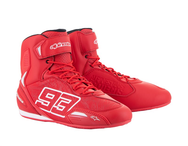 Austin Riding Shoes Bright Red / White