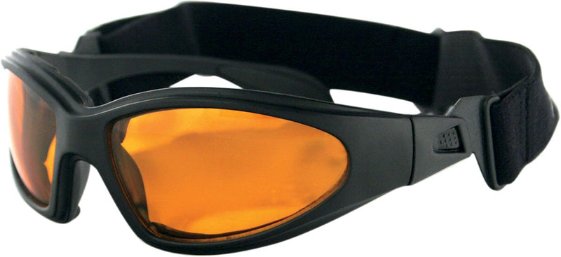 GXR Adventure Sunglasses Black With Amber Lenses