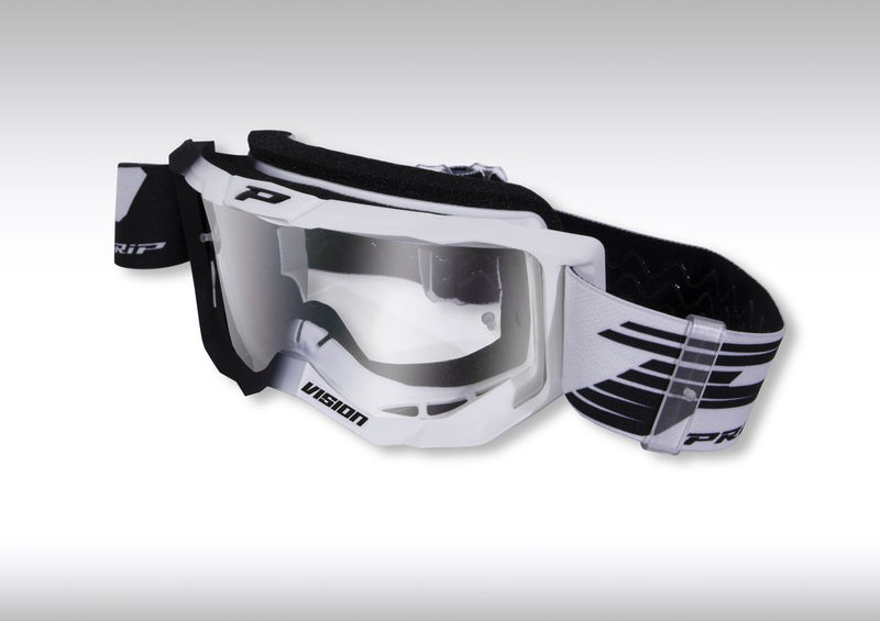 Motocross 3300 Goggles Clear Lens Black / White