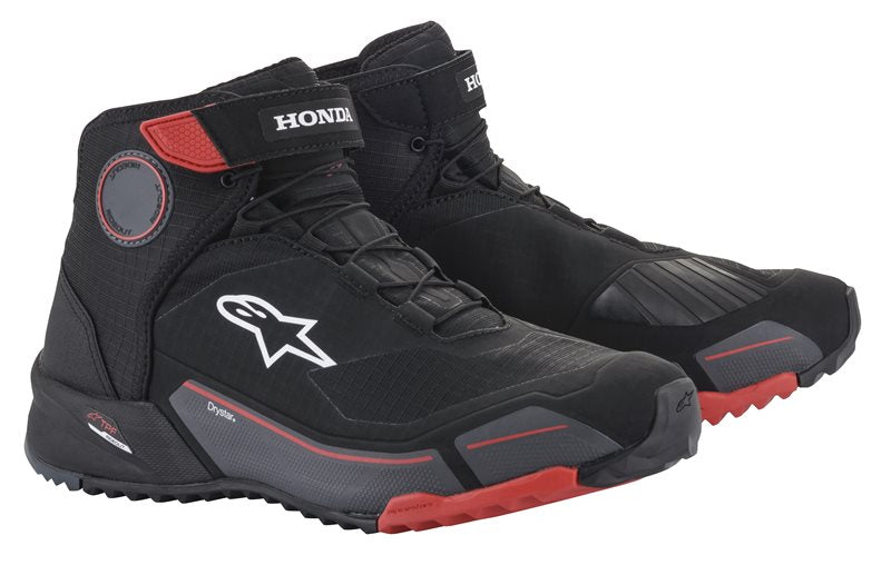 Honda CR-X Drystar Riding Shoes Black / Red / Grey