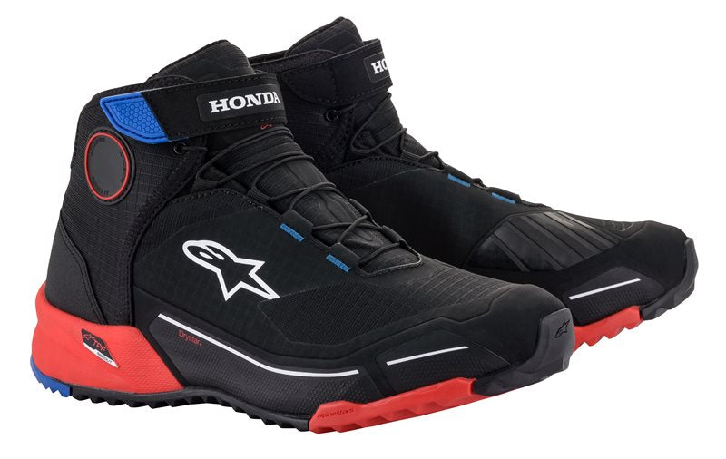 Honda CR-X Drystar Riding Shoes Black / Red / Blue