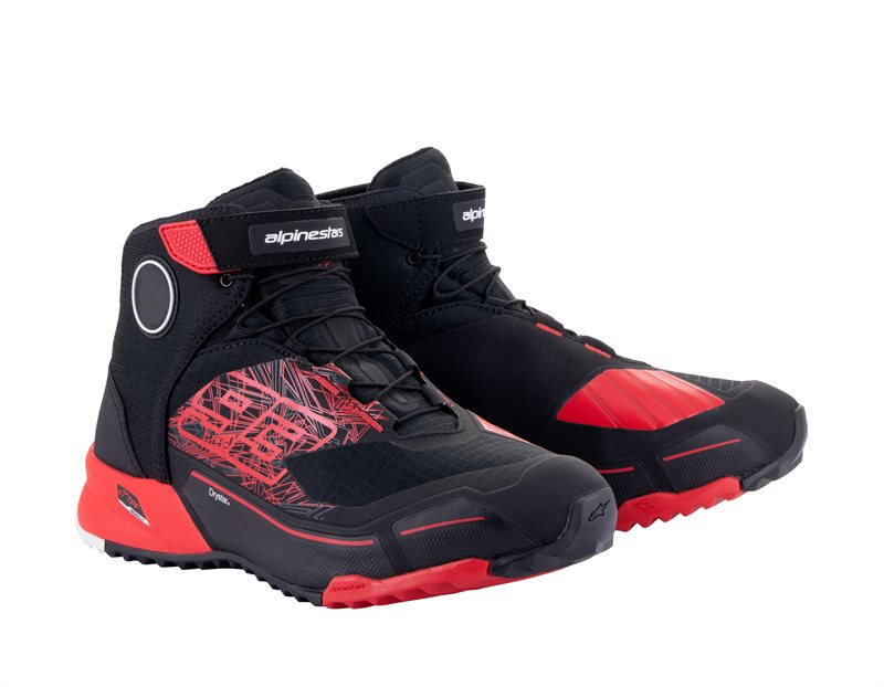 MM93 CR-X Drystar Riding Shoes Black / Bright Red