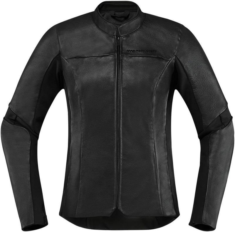 Overlord CE Ladies Leather Jacket Black