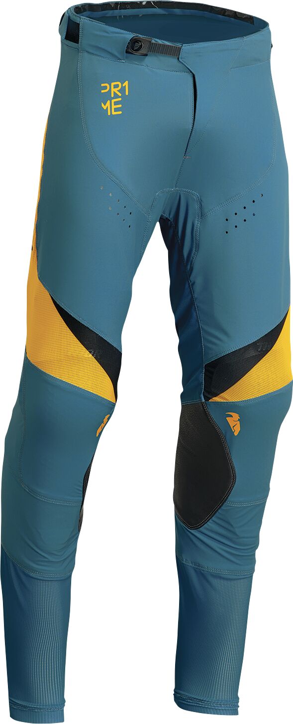 Prime Rival Trouser Teal / Yellow