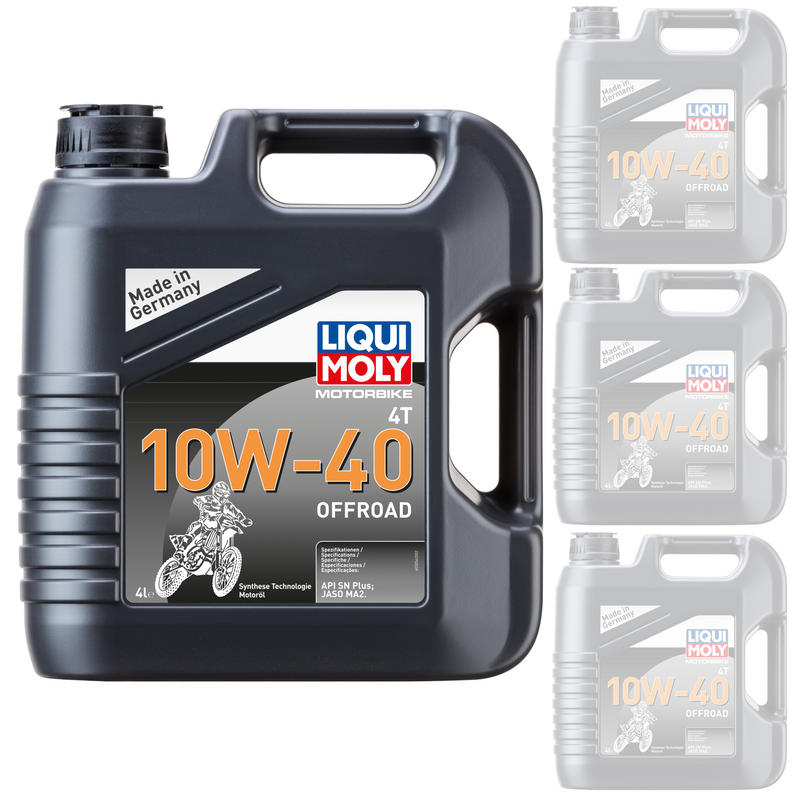 4 Stroke Semi Synthetic Offroad Race 10W-40 Oil - Box Of 4