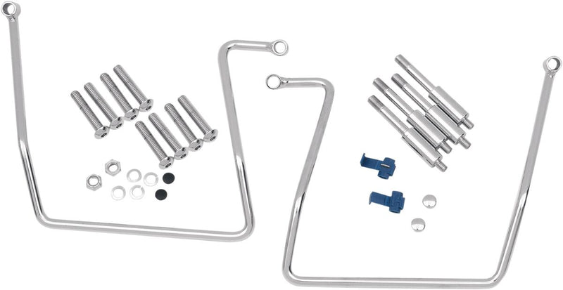 Saddlebag Support Brackets Chrome For Harley Davidson FXD 1340 1995-1998