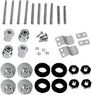 S4 Quick-Disconnect Saddlebag Docking Post And Fastener Kit Chrome For Suzuki C 50 2020-2022