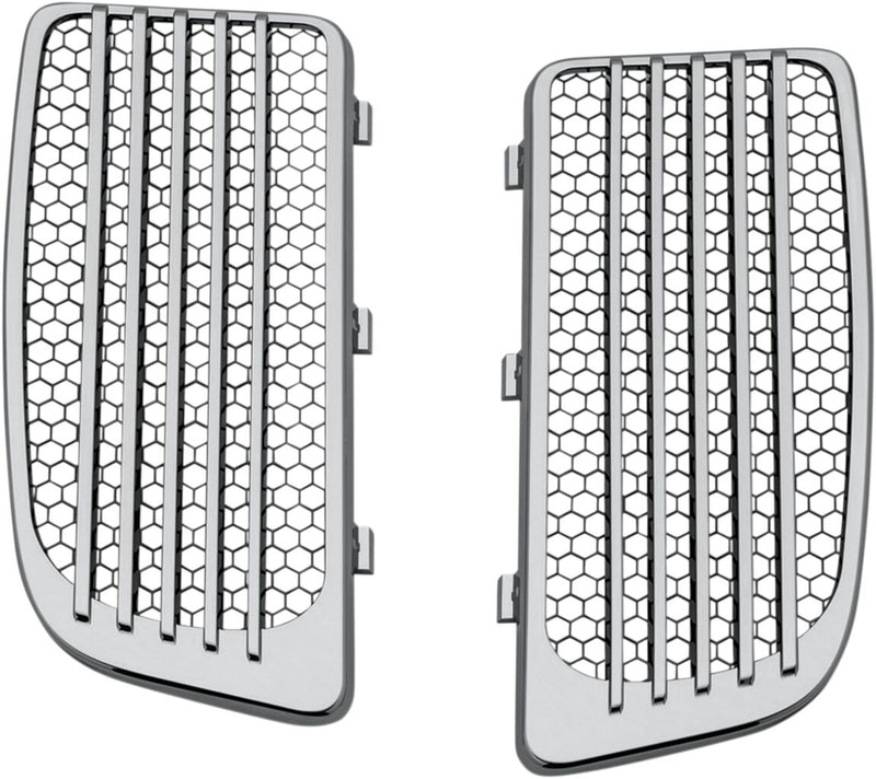 Radiator Grills Black / Chrome For Twin Cooled Twin Cams