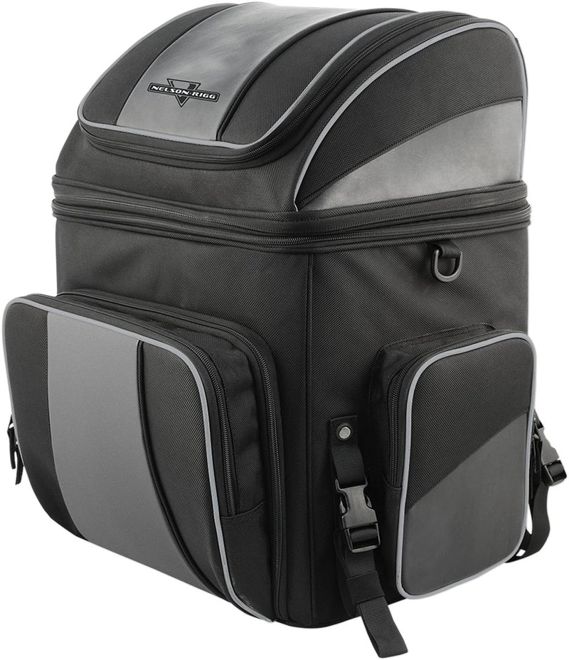 Route 1 Destination / Getaway Backrest Rack Bag Black / Grey