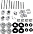 S4 Quick-Disconnect Saddlebag Docking Post And Fastener Kit Chrome For Honda CMX 250 C 1996