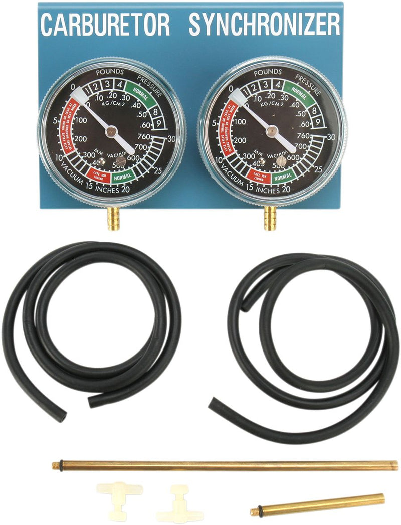 2 Vaccume Carburetor Synchronizers Black | Vendor No