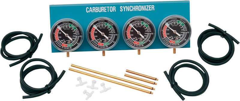 4 Vaccume Carburetor Synchronizers Black | Vendor No