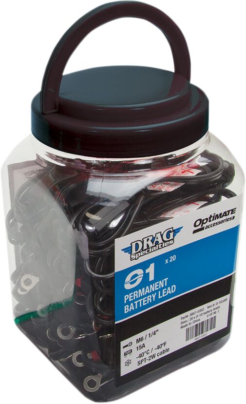 Permanent Battery Lead O-01 Black