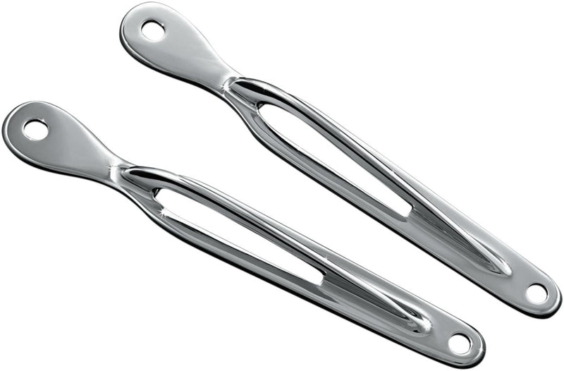 Custom Teardrop Tie-Down Brackets Chrome