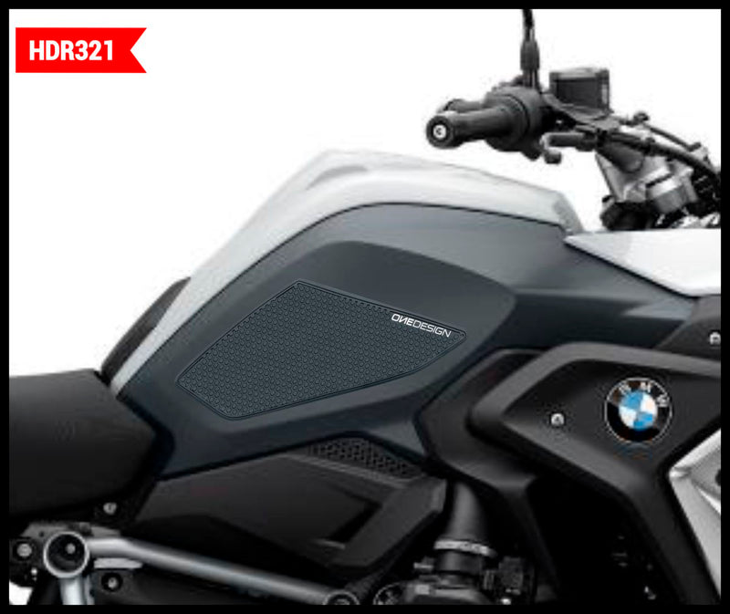 Tank Grip Black For BMW R 1250 GS ABS 2019-2023