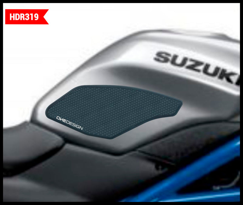 Tank Grip Black For Suzuki SV 650 2017-2023