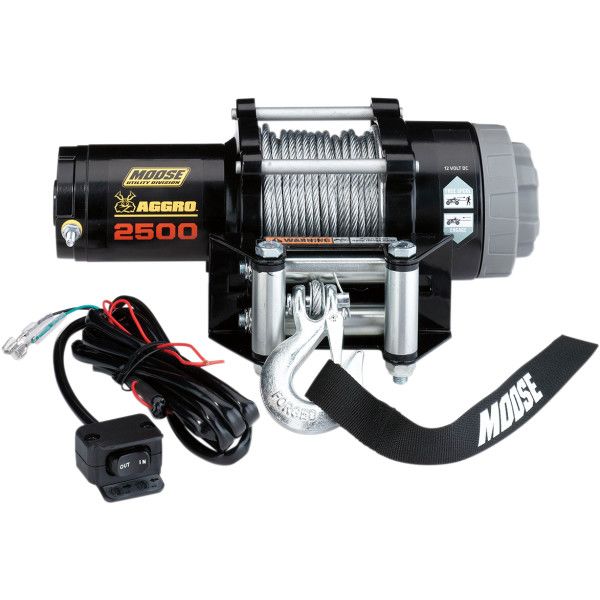 Snow Winch 2500LB With Synthetic Rope