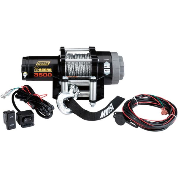 Snow Winch 3500LB With Synthetic Rope