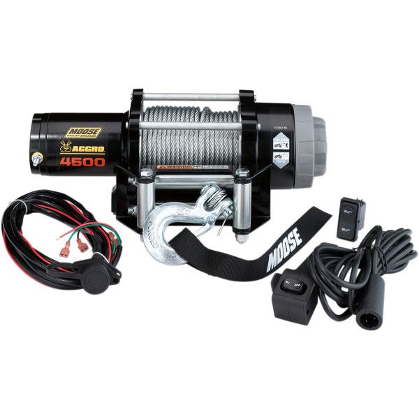 Snow Winch 4500LB With Synthetic Rope