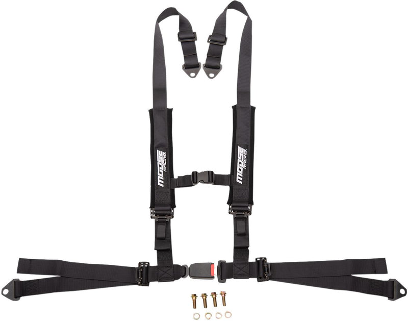 4PT Auto Seat Harness Black