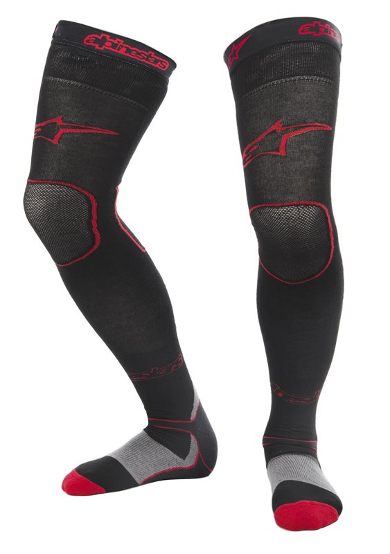 MX Long Socks Black / Red