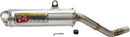 T-4 Slip-On Exhaust System Silver For Honda XR400R - 96-04