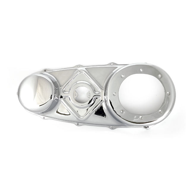 Steel Outer Primary Cover Chrome For 55-64 FL Kickstart