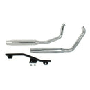 Tapered Exhaust Chrome - 38 Inch For 86-03 XL Excluding Models With Forward Control NU