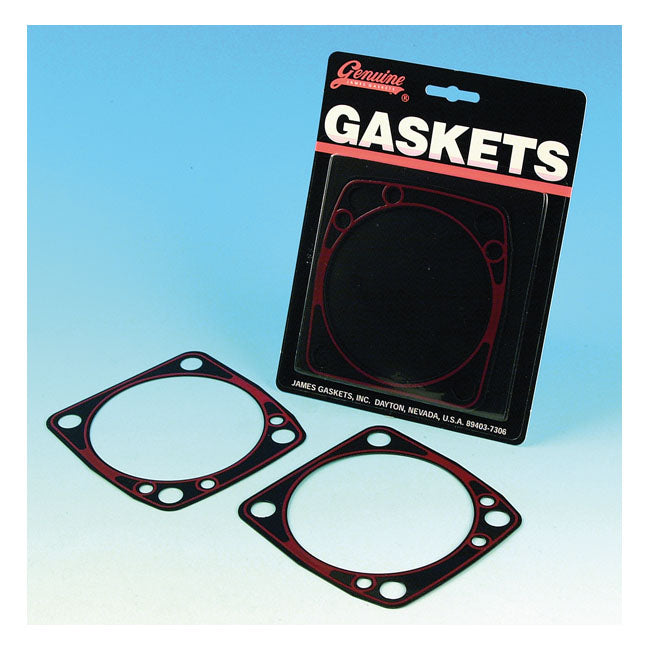 Rubber Coated Metal Gasket Set Cylinder Base - 0.022" For 84-99 B.T. Excl. Twin Cam NU