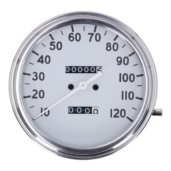 FL Speedometer 36-40 Face White 1:1 Mph