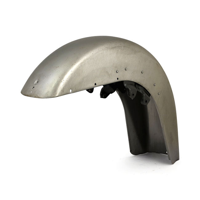 FL Front Fender Raw Steel With Fender Trim Hole