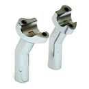 OEM Style Pullback Risers Without Top Clamp Chrome