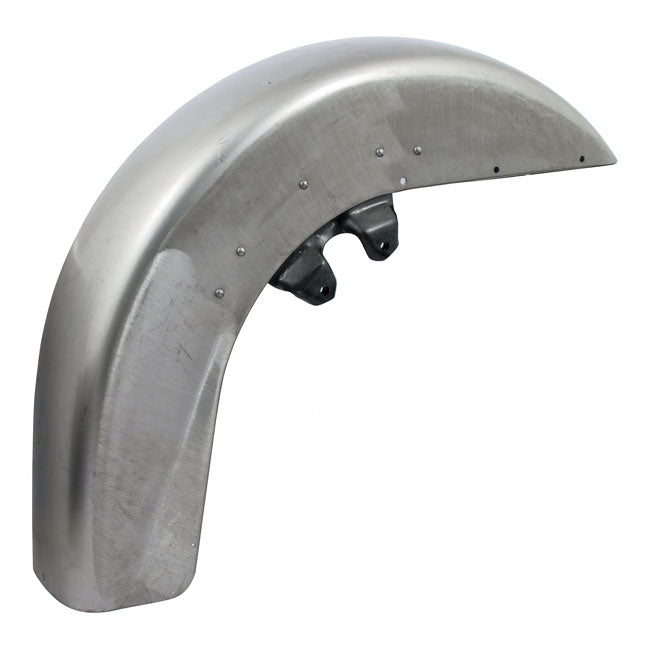 FL Front Fender Raw Steel With Trim Holes