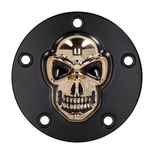 Skull Point Cover 5-Hole Black / Gold