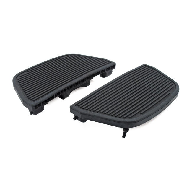 Passenger Floorboard Pads Black