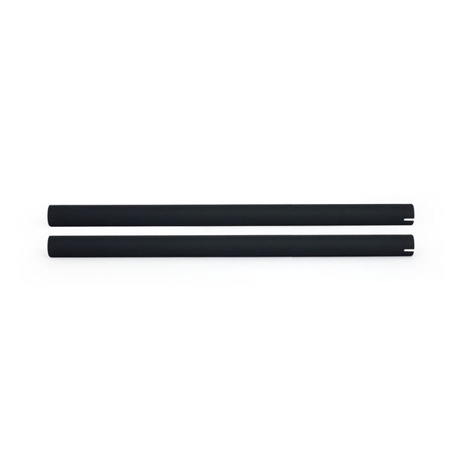 Universal Head Pipe Extension Set 32 Inch Long Black Straight Cut