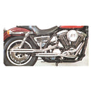 Shorty Exhaust Chrome - 38 Inch For 84-94 FXR NU