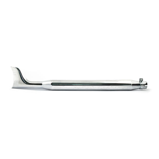 Fishtail Universal Muffler 36" Long Chrome