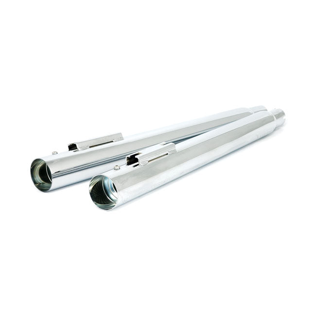 X-Force Touring Muffler Set 28" Long Chrome For 95-16 FLT/Touring