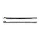 Universal Head Pipe Extension Set 30 Inch Long Chrome Slash Cut