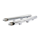 Drag Pipe Slip-On Extension Set Chrome - 2 Inch