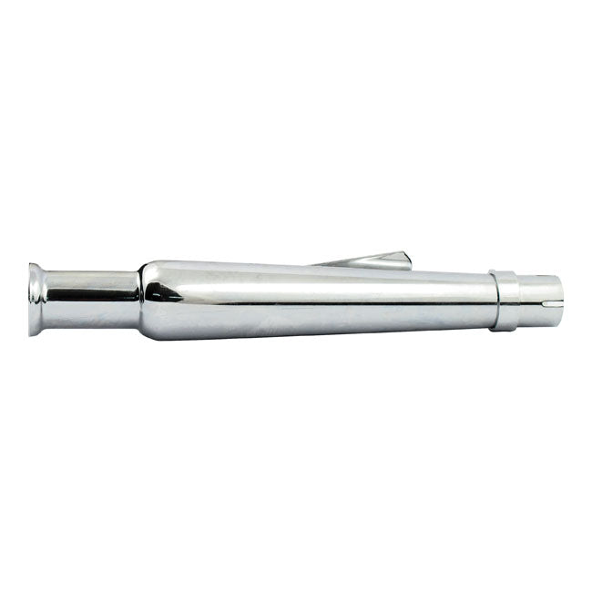 Trumpet Universal Straight Muffler 18-1/2" Long Chrome